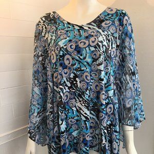 NEW WITH TAGS! S Pretty Woman Resort/Vacation/Summer Top 6000